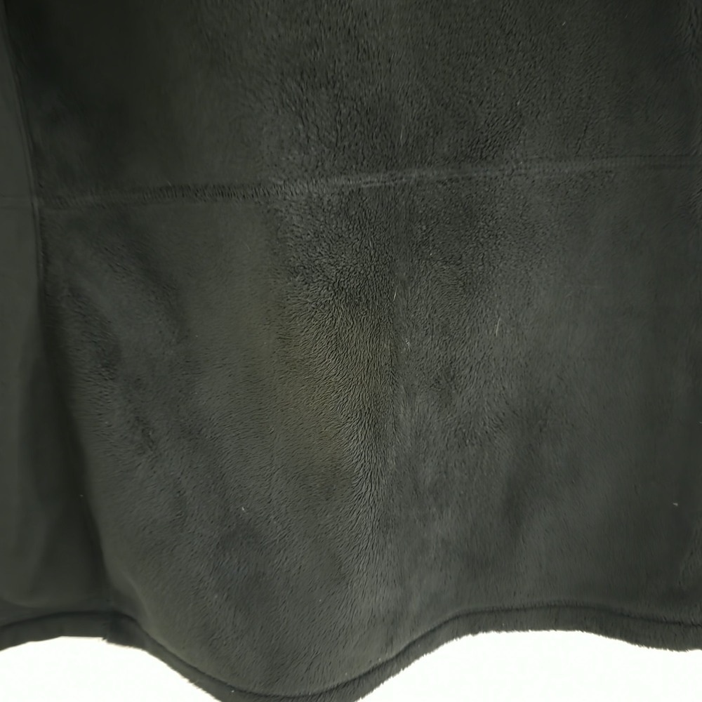 L.L. Bean Fleece Jacket Women 1X Black Full Zip Soft Plush Mock Neck Comfort - Picture 7 of 12